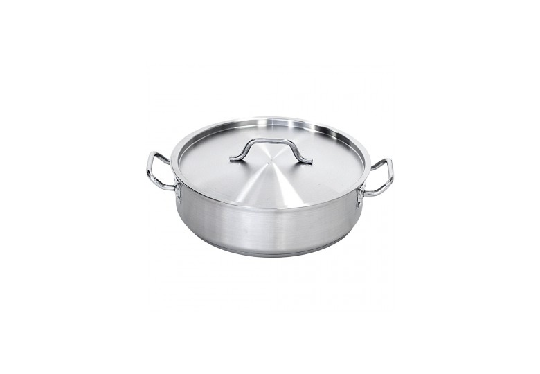 Satin casserole pot with lid size 36x11 cm 11,2 l