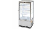 Настільна холодильна вітрина з світлодіодним освітленням (срібна) 78 л. STALGAST 852175