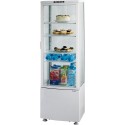 Холодильна вітрина з скляними дверцями (біла) 235 л. STALGAST 852230