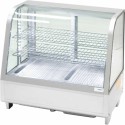 Настільна холодильна вітрина з світлодіодним освітленням (срібна) 100 л. STALGAST 852105