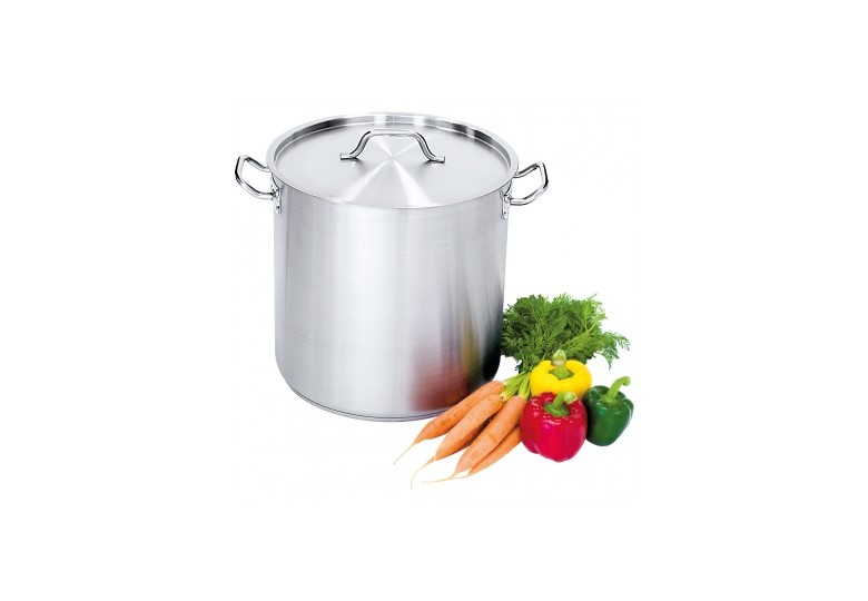Satin high stockpot with lid d 16 cm, 2,5 l