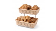 Кошик для хліба та булочок (набір з 2-х штук), прямокутний GN 1/2 360 x 280 x 90/315 мм. HENDI 561201