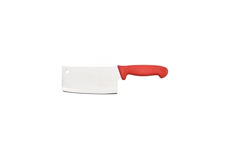 Разделочный нож 18 см. красный