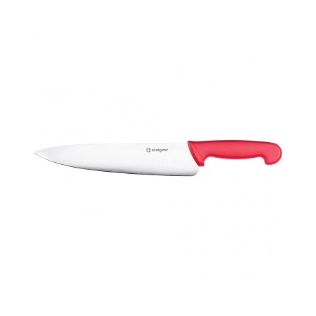 Нож кухонный 25 см. красный