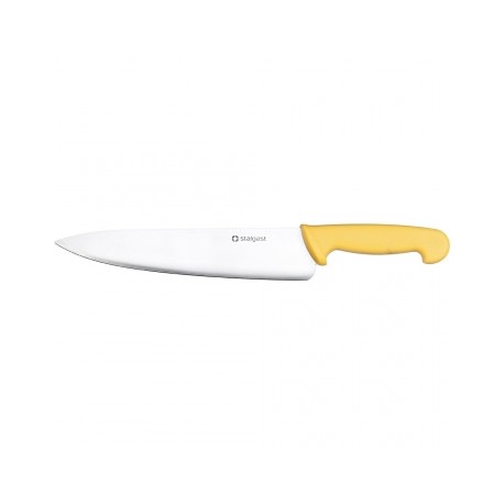 Нож кухонный 25 см. желтый