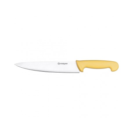 Нож кухонный 22 см. желтый