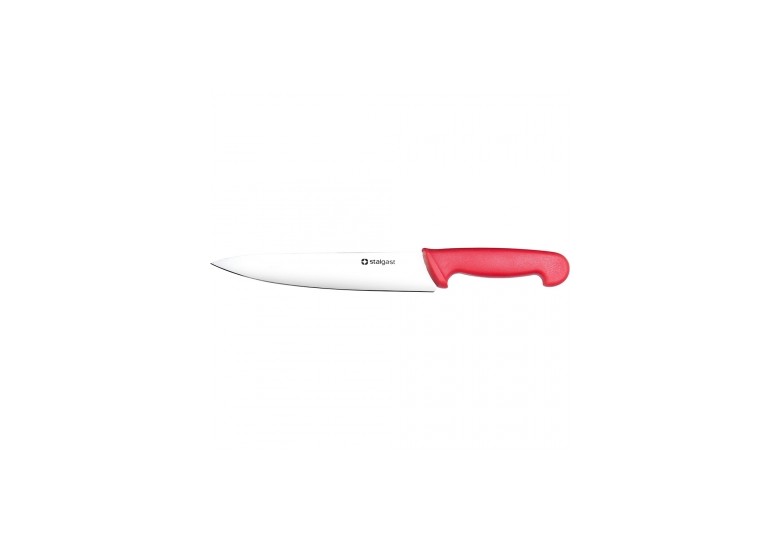 Нож кухонный 21 см. красный