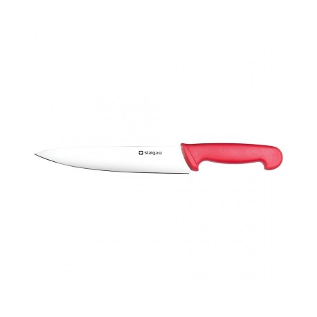 Нож кухонный 21 см. красный