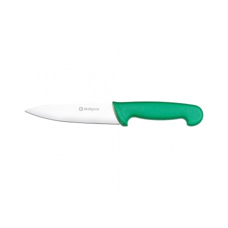 Нож кухонный 21 см. зеленый