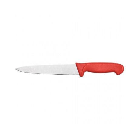 Нож кухонный 18 см. красный