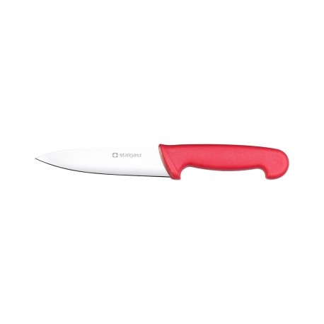 Нож кухонный 15 см. красный
