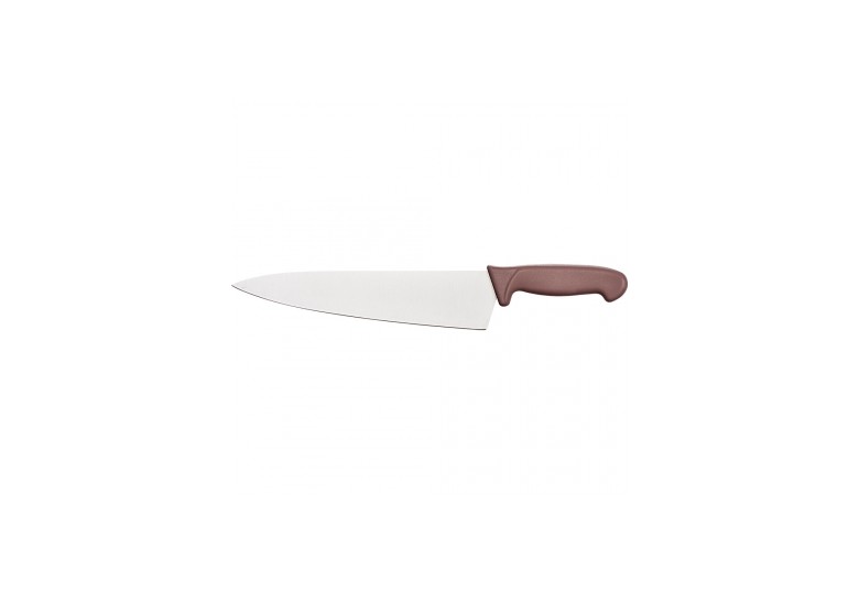 Нож кухонный 26 см. коричневый