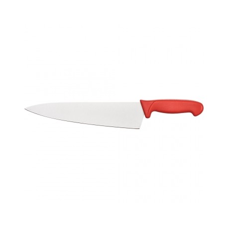Нож кухонный 26 см. красный