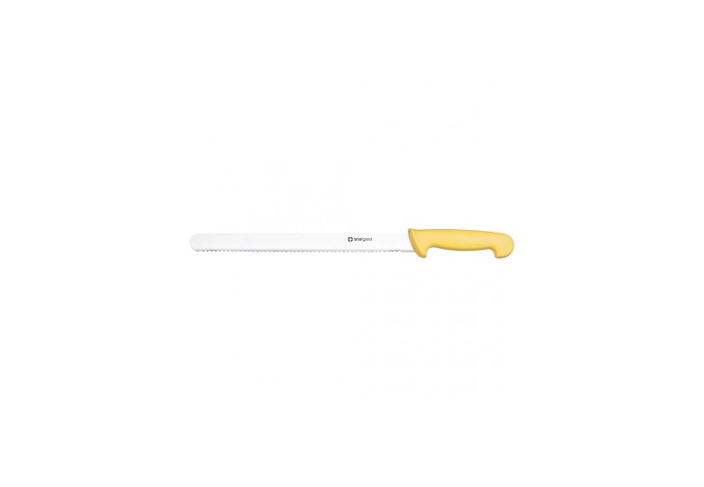 Нож с пилой 30 см. желтый