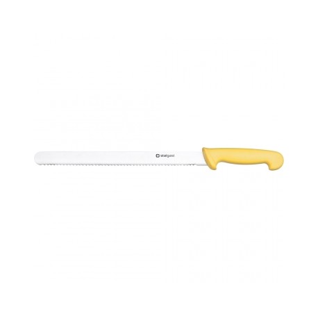 Нож с пилой 30 см. желтый