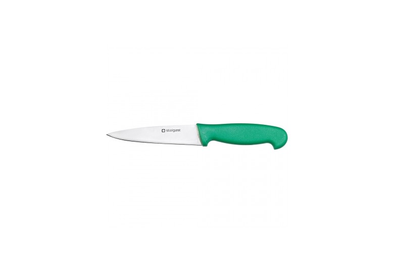 Нож для чистки овощей 11 см. зеленый