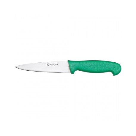 Нож для чистки овощей 11 см. зеленый