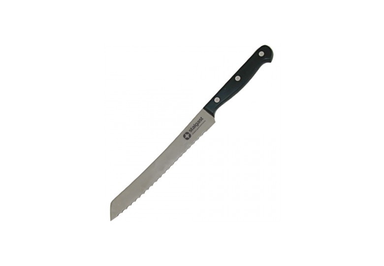 Нож для хлеба 20 см. черный